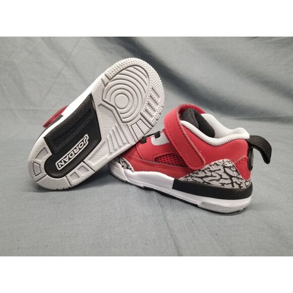 Jordan Toddlers Spizike Low (TD) Sneakers Slip On Red Gray Size 10 NEW IN BOX - Picture 2 of 11